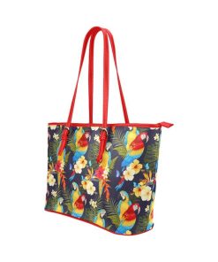 Alternative view of Leather Tote Bag Parrot M1651 #7