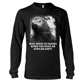Who need 50 shades when you have an african grey