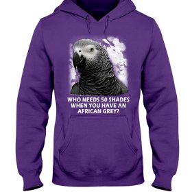 Who need 50 shades when you have an african grey