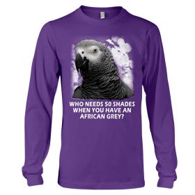 Who need 50 shades when you have an african grey