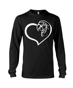 Alternative view of Parrot Heart Shape - Tshirt