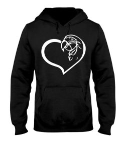 parrot heart shape black 4