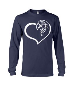 parrot heart shape navy 2