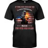 If you path demands you to walk through hell Walk like you own the place – Veteran Tshirt 9 If you path demands you to walk US Veteran black 1