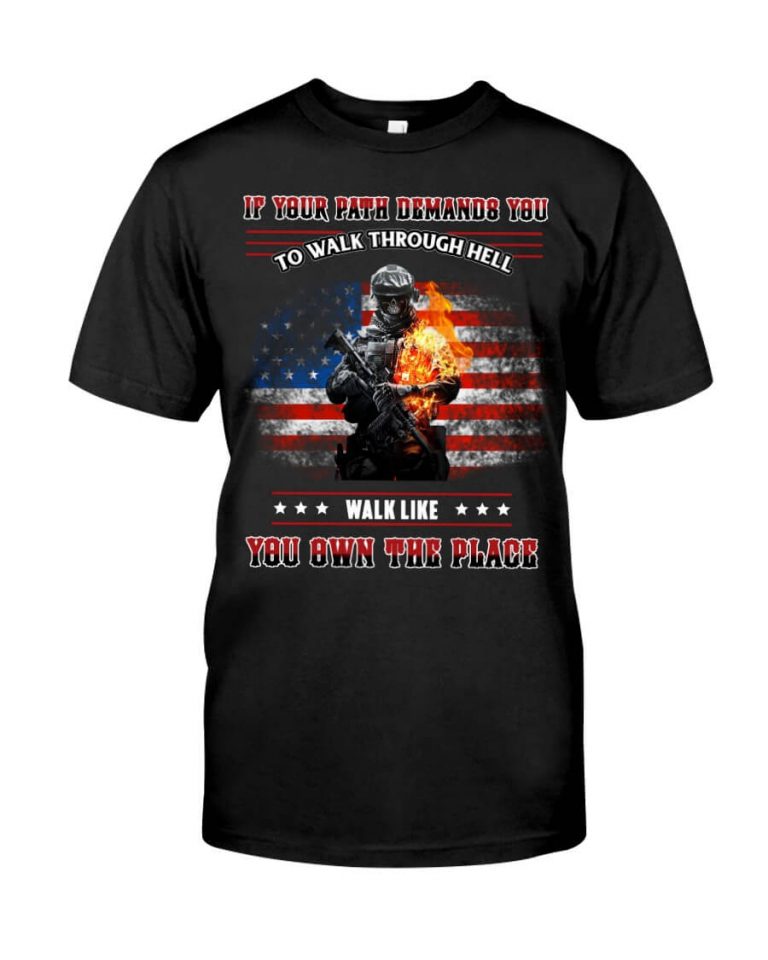 If you path demands you to walk US Veteran black