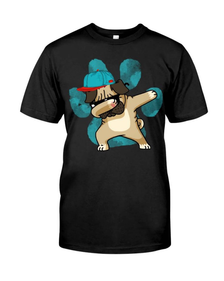 Dabbing pug black