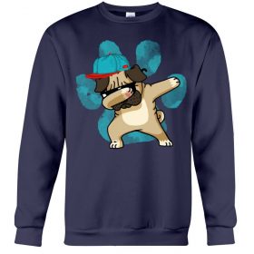 Dabbing pug navy