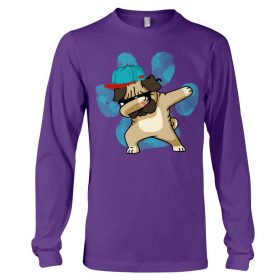 Dabbing pug purple