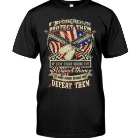 If they stand behind you, protect them veteran black