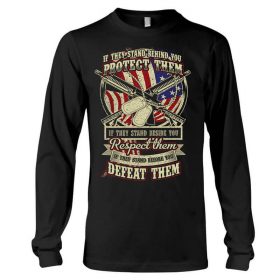 If they stand behind you, protect them veteran black