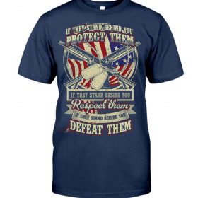 If they stand behind you, protect them veteran black