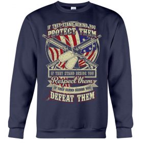 If they stand behind you, protect them veteran black