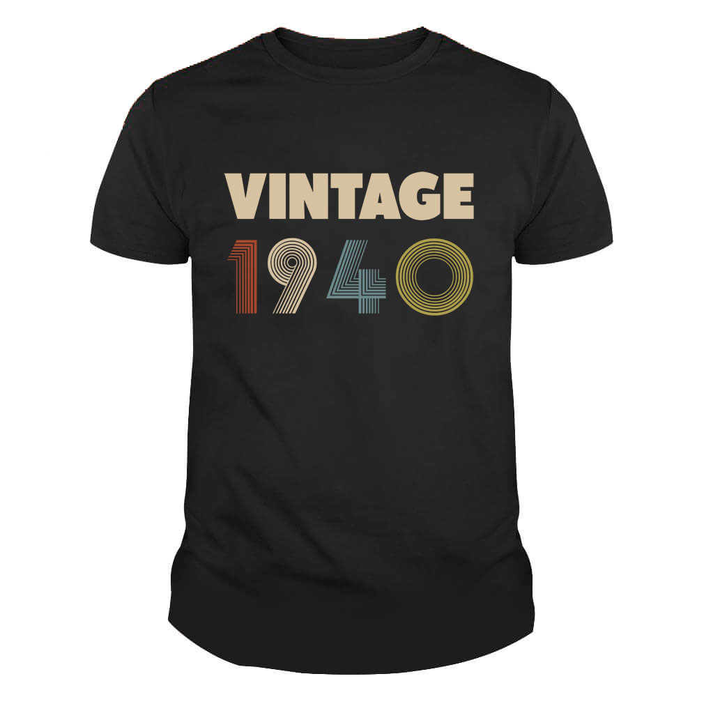 Vintage 1940 Years Old Tshirt - Savaltore
