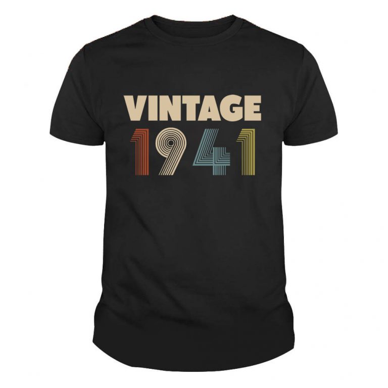 Vintage 1941 Years Old Tshirt