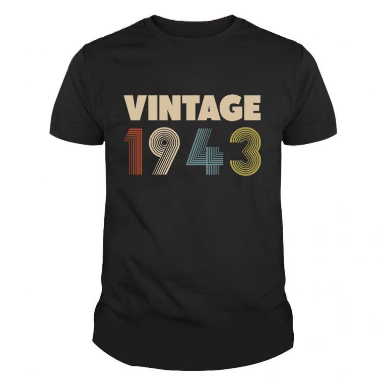 Vintage 1943 Years Old Tshirt (1)