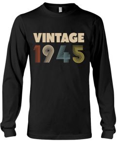 Alternative view of Vintage 1945 Years Old Tshirt