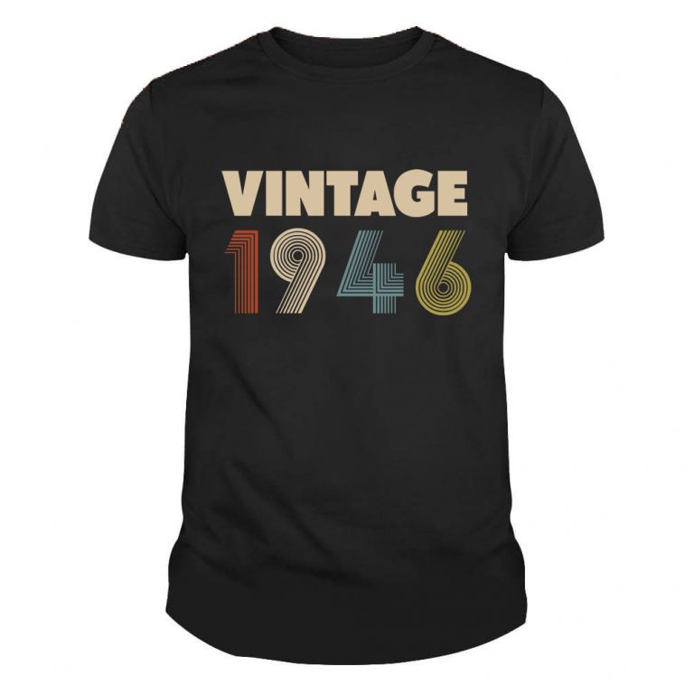 Vintage 1946 Years Old Tshirt (1)