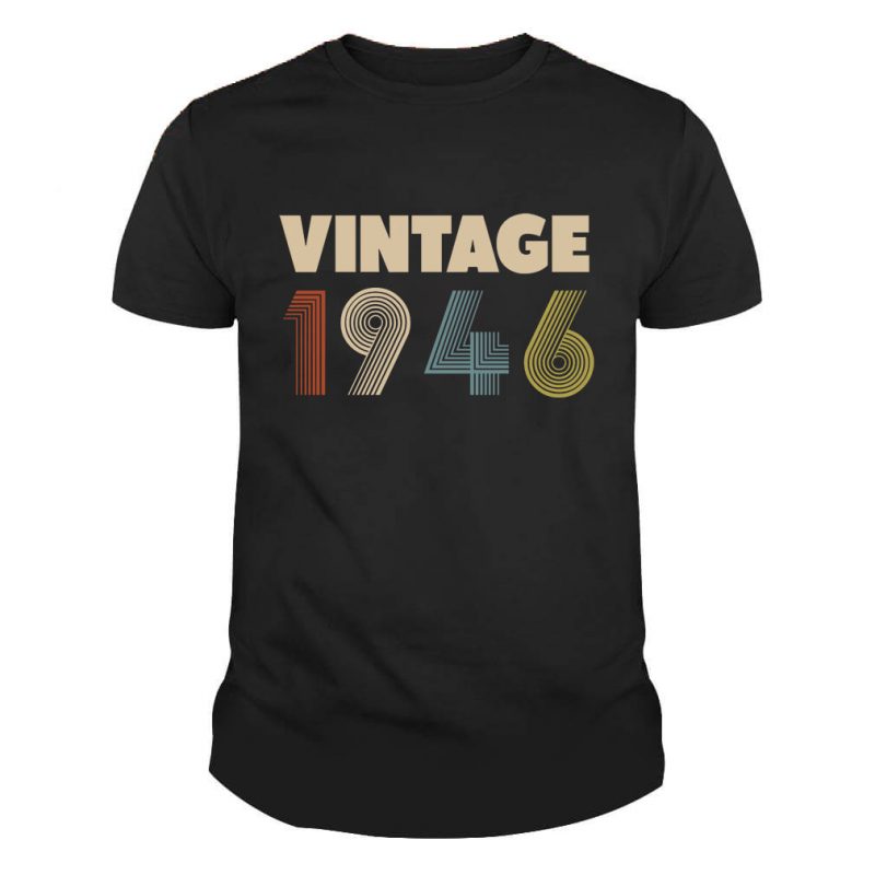 Vintage 1946 Years Old Tshirt