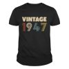 Vintage 1947 Years Old Tshirt 8 Vintage 1947 Years Old Tshirt 1
