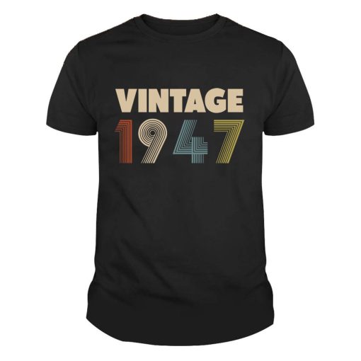 Vintage 1947 Years Old Tshirt 1