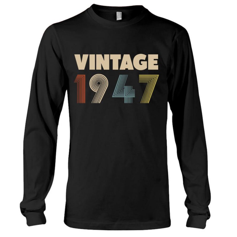 Vintage 1947 Years Old Tshirt - Savaltore