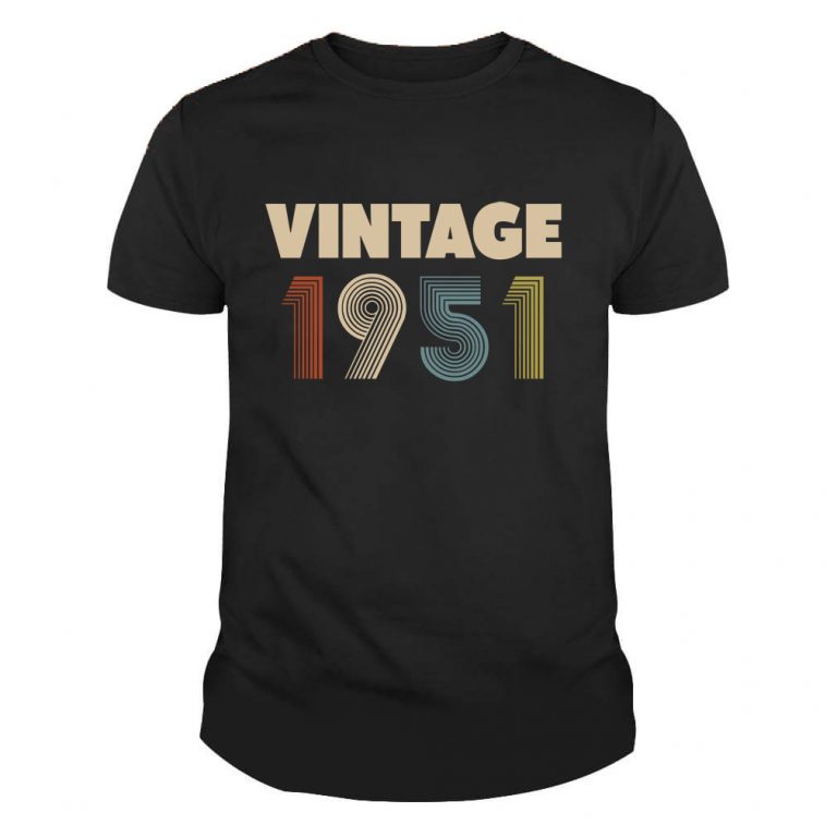 Vintage 1951 Years Old Tshirt (1)