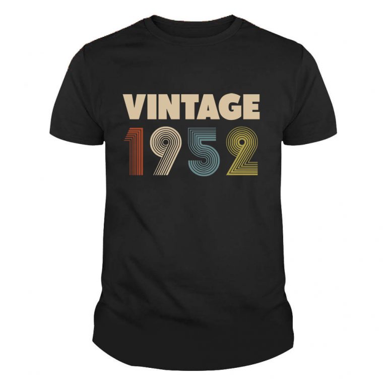 Vintage 1952 Years Old Tshirt (1)