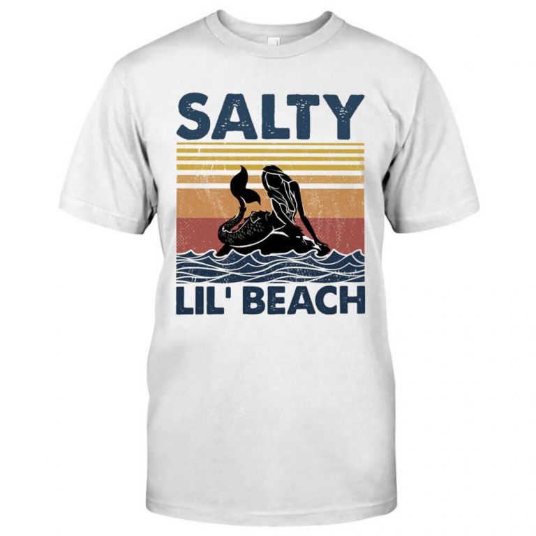 Mermaid Salty Lil' Beach Vintage Shirt
