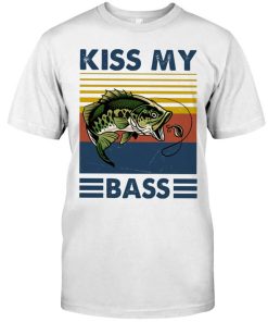 Kiss My BASS Fishing Vintage Tshirt