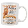 To My Son When Life Tries To Knock You Down You Always Be My Baby Love Mom Lion Mug 2 To My Son When Life Tries To Knock You Down You Always Be My Baby Lion Mug
