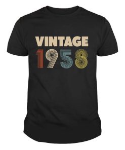 Vintage 1958 Years Old Tshirt