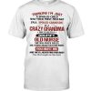 Thinking i'm just a spoiled child was your first mistake I'm a spoiled Grandson of a Crazy GrandMa Shirt 2 Thinking im just a spoiled child was your first mistake Grandson Tshirt