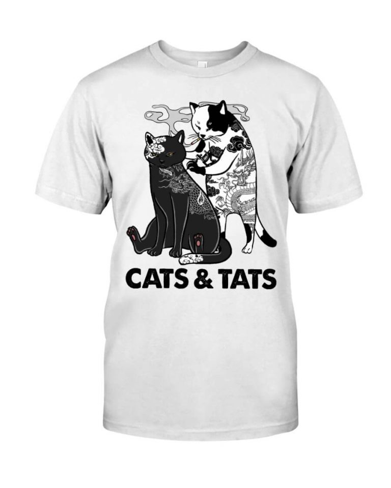 Cats And Tatoo Black Cat Meow Shirt
