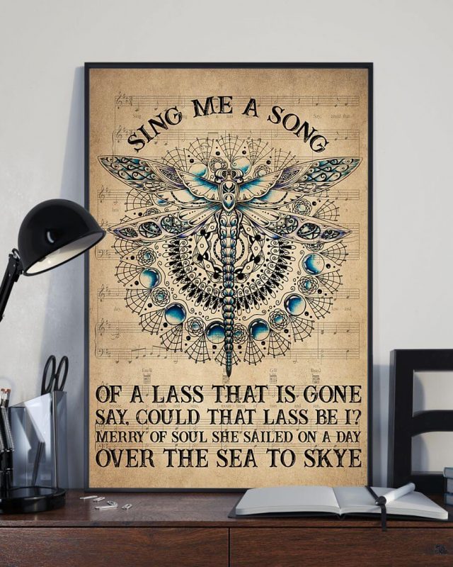 Sing Me A Song Of A Lass That Is Gone Say Could That Lass Be I Butterfly Book Poster