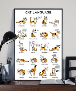 Veterinarians Cat Language Meow Cat Poster
