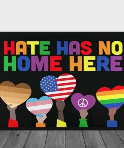 Hate Has No Home Here Black Lives Matter LGBT Pride Poster