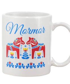 Mormor Swedish Grandma Dala Horse Mug