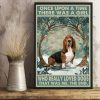 Once Upon A Time There Was A Girl Who Really Loved Basset Hound Dog Poster
