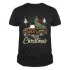 Buffalo Plaid Merry Christmas Tree Red Truck With Leopard Print Shirt 2 Buffalo Plaid Merry Christmas Tree Red Truck With Leopard Print Shirt