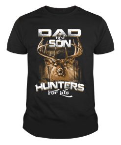 Dad and Son Hunters for Life Hunting Shirt