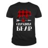 Grandma Bear Love Red Plaid Tshirt