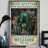 Salem Sanctuary For Wayward Cats Ferals And Familiars Welcome Black Cat Poster 2 Salem Sanctuary For Wayward Cats Ferals And Familiars Welcome Black Cat Poster