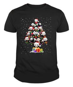 Cute Pandas Santa Hat Christmas Tree Ornament Decor Gift Shirt