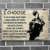 I Choose To Live By Choice Not By Chance Biker Motorcylce Poster 2 I Choose To Live By Choice Not By Chance Biker Motorcylce Poster