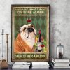 A Woman Cannot Survive On Wine Alone She Also Needs Bulldog Poster 2 a woman cannot survive on wine alone she also needs bulldogs poster canvas art