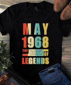 May 1968 The Birth Of Legends Vintage Unisex Shirt