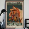 They Whispered To Her You Can Not Withstand The Storm Cow Girl Horse Poster 3 They Whispered To Her You Can Not Withstand The Storm Cow Girl Horse Poster