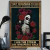 They Whispered to Her You Cannot Withstand I Am the Storm Skull Tattoo Girl Poster 3 They Whispered to Her You Cannot Withstand I Am the Storm Skull Tattoo Poster