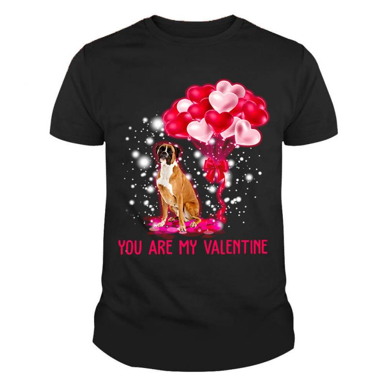 You Are My Valentine Boxer Dog Christmas Shirt