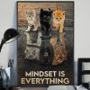 Mindset Is Everything Cats Grow to Tiger Poster 2 Mindset Is Everything Cats Grow to Tiger Poster